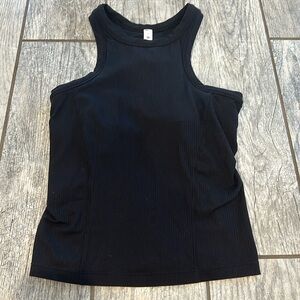 NWOT Ribbed Racerback Yoga Tank Top